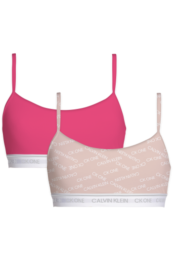 Calvin Klein Unlined Bralette 000QF6040E-1CR  Γυναικεία Μπουστάκια 2 τεμαχίων 